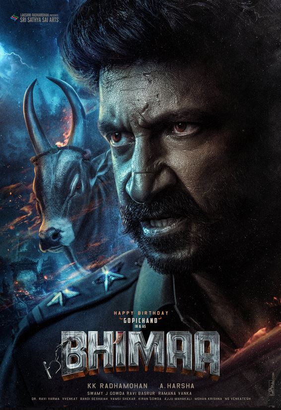 Bhimaa (2024) (Hindi + Telugu) Dual Audio UnCut Movie HD ESub